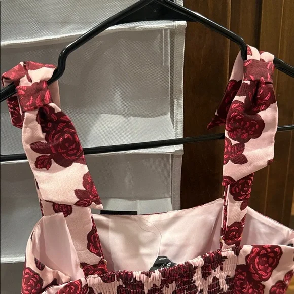 Kate Spade Pink and Red Floral Kids Dress - Picture 6 of 7